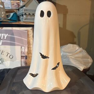 Ceramic Ghost with Bat Cut Outs